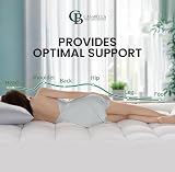 Casabella Small Double 4 Inch Mattress Topper Microfiber Hypoallergenic 122x190 view 4