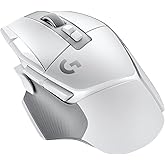 Logitech G502 X Lightspeed Wireless Gaming Mouse - LIGHTFORCE Hybrid Optical-Mechanical switches, Hero 25K Gaming Sensor, Compatible with PC - macOS/Windows - White