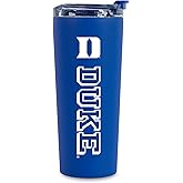 Rico Industries NCAA 24oz Stainless Steel Tumbler with Lid and Dual Functioning Lid (Sip or Use Straw)