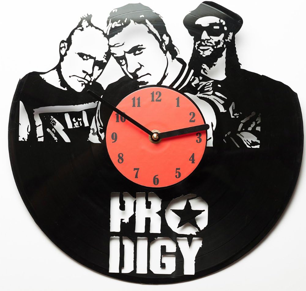 secondlifeforvinyl Vinyl Wall Clock Prodigy Cutout - Great Room Decor - Eco-friendly - Unique present for friends and family