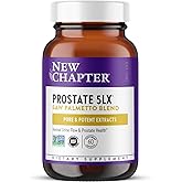 New Chapter Prostate Supplement - Prostate 5LX with Clinical Strength Saw Palmetto + Fermented Selenium for Men’s Wellness - 60 ct Vegetarian Capsule