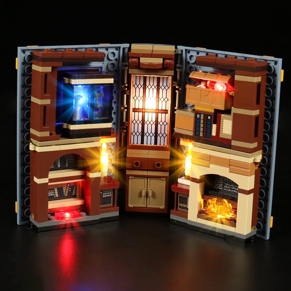 LocoLee Led Light Set for Lego 76385 Hogwarts Moment: Charms Class Decoration Lighting Kit for Professor Flitwick’s Class Book Playset, Creative DIY Gift