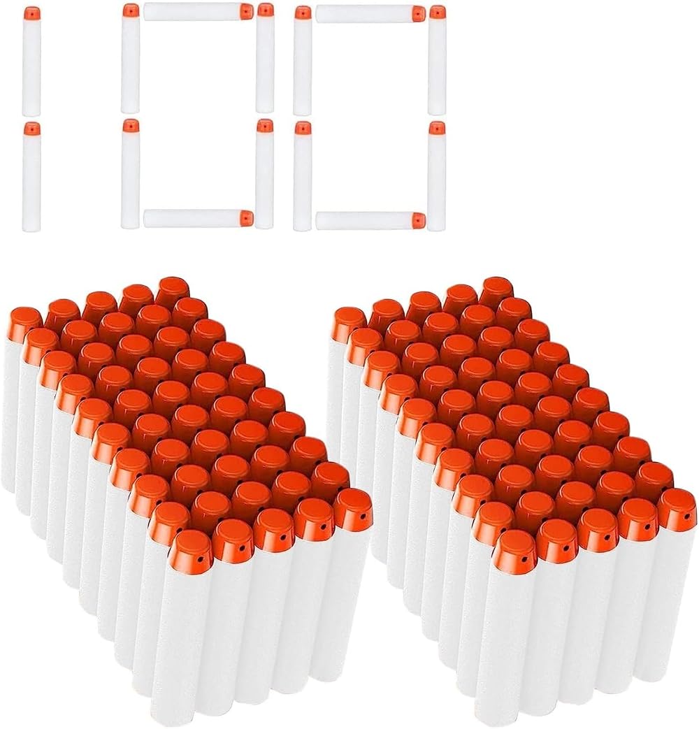 Playcrate Glow in Dark Nerf Darts 7.2cm Refill Ammo for N-strike Elite Toy Gun