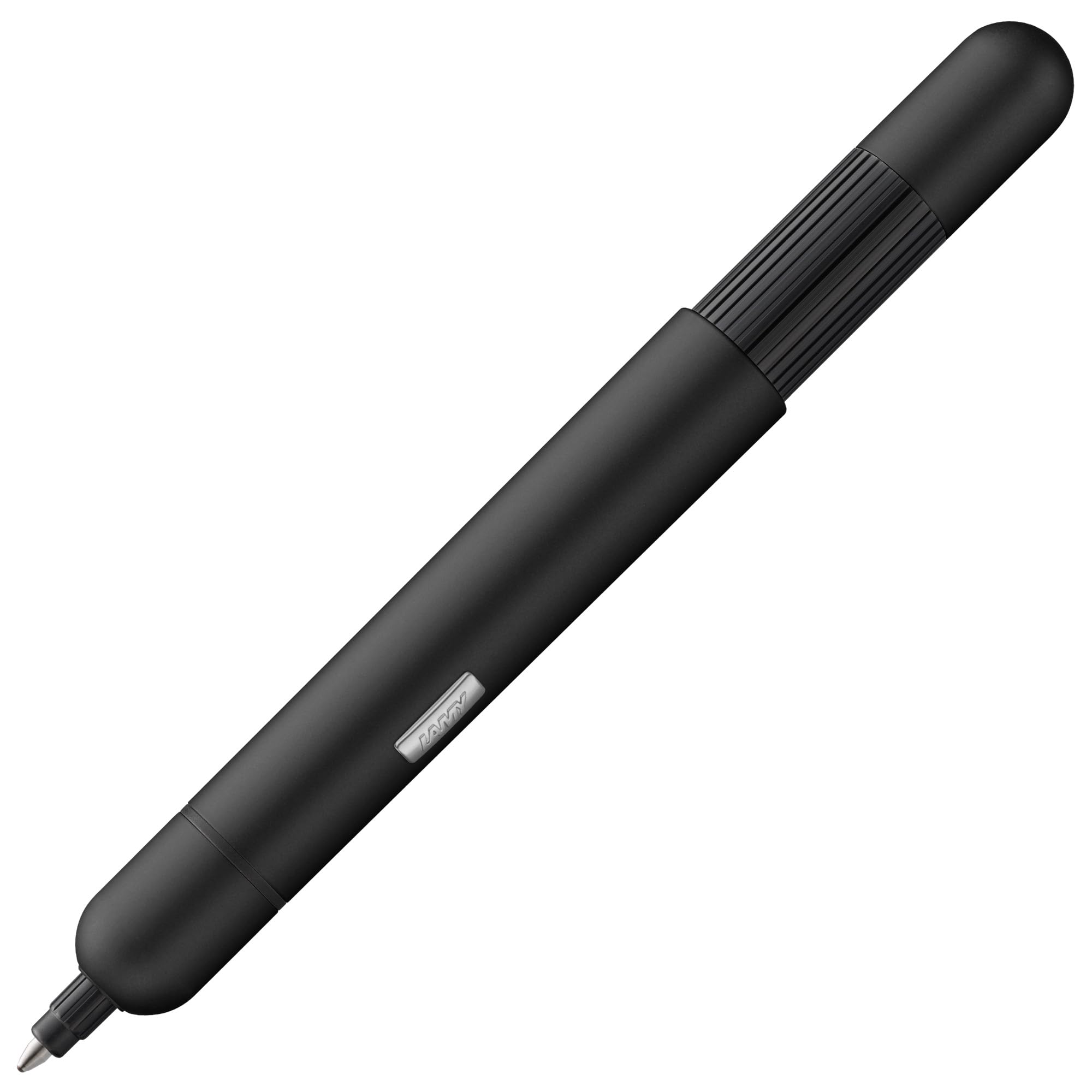 Lamy pico black ballpoint pen - Innovative pocket pen - with one click in full size - metal barrel & line width M - incl. compact refill M 22 in black — image 1