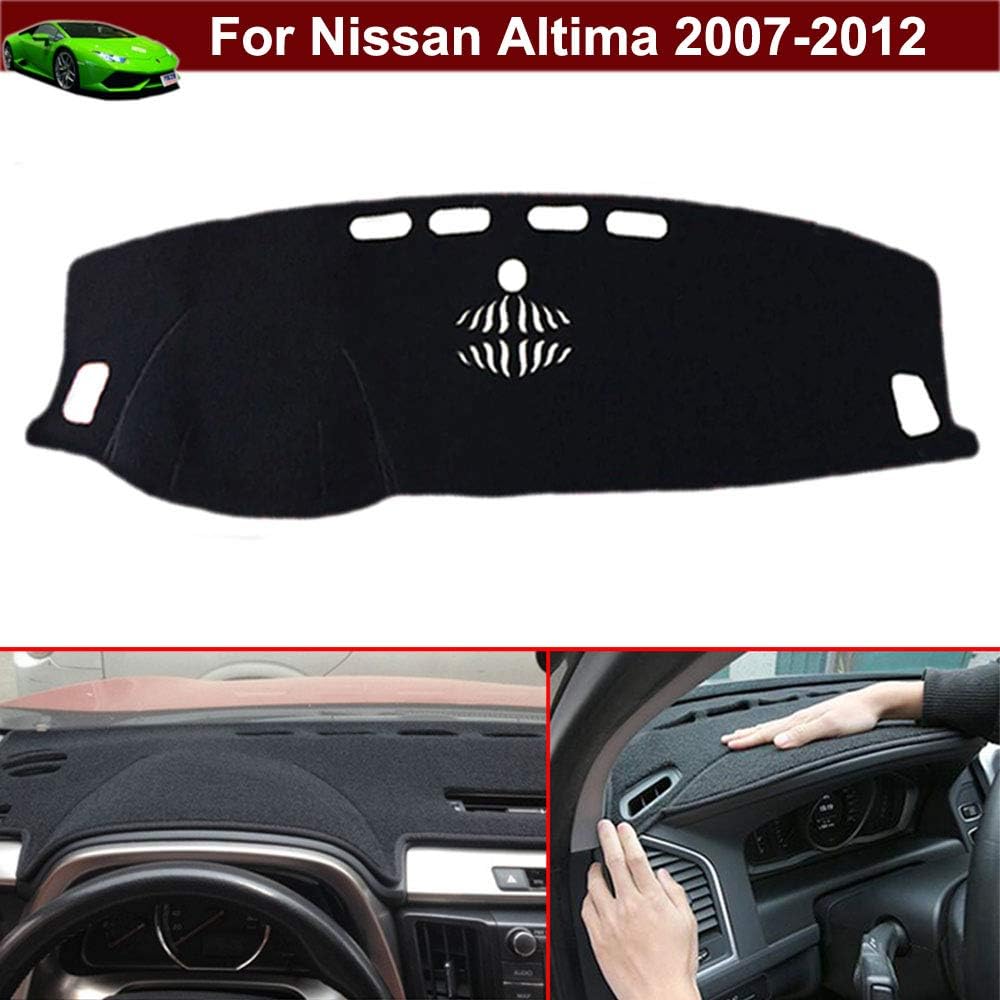Yilaite New 1pcs Non-slip Dashboard Mat Dash Mat Dashboard/Dash Carpet Dash Covers Dashboard Cover Sun Visor Cover Dashboard Pad Dash Pad Custom Fit for Altima 2007 2008 2009 2010 2011 2012