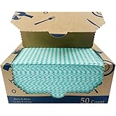 Atitifope Heavy Duty Wipes Dish Cloths 50Pieces Reusable Wipes Multi-use Cleaning Cloths Towels