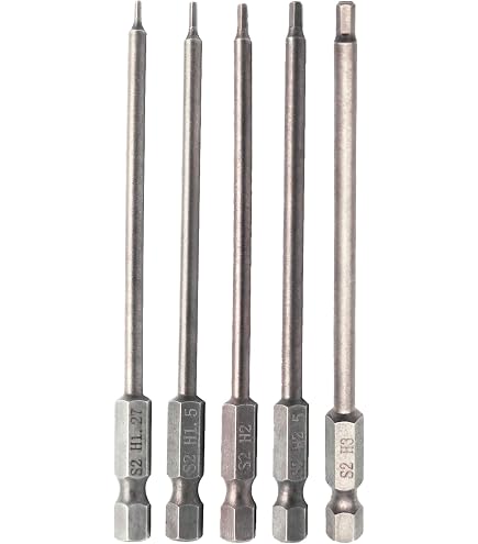 Traxxas 8715X Speed Bit Set Hex Driver (4) straight 1.5/2.0/2.5