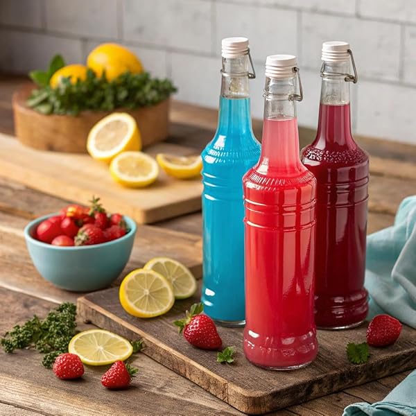 TIME FOR TREATS 3-PACK SUGAR FREE CHERRY, BLUE RASPBERRY, WATERMELON SYRUP 16.9 FLUID OUNCE PER BOTTLE FOR SNOW CONES, HOMEMADE SODAS, COCKTAILS, COFFEE, BAKING AND MORE