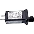 Dirduaid 30V 0.12A LED Controller with 8 Modes, JT-EL/FC300V0120-C Class 2 Power Supply Multifunctional LED Transformer, Low Voltage Transformer US Plug for LED Light (30v 0.12a 1pack)