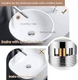Hapilife Modern Brass Pop Up Waste Slotted Basin Sink Plug with Overflow view 5