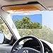 Shellvcase Car Sun Visor, [HD Vision ] [ Anti-Glaring] [Eye Shield] Day and Night Visor, Protecting Against Sun Rays, Headlights, Tailgates, Damaging UV Rays and Blue Light