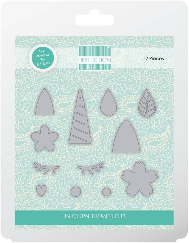 First Edition Trimcraft Metal Paper Craft a Card Die Set - Unicorn