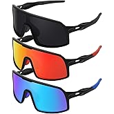 SEKKAF Polarized Sports Sunglasses for Men and Women Cycling Glasses UV Protection Goggles for Mountain Bike Running Fishing