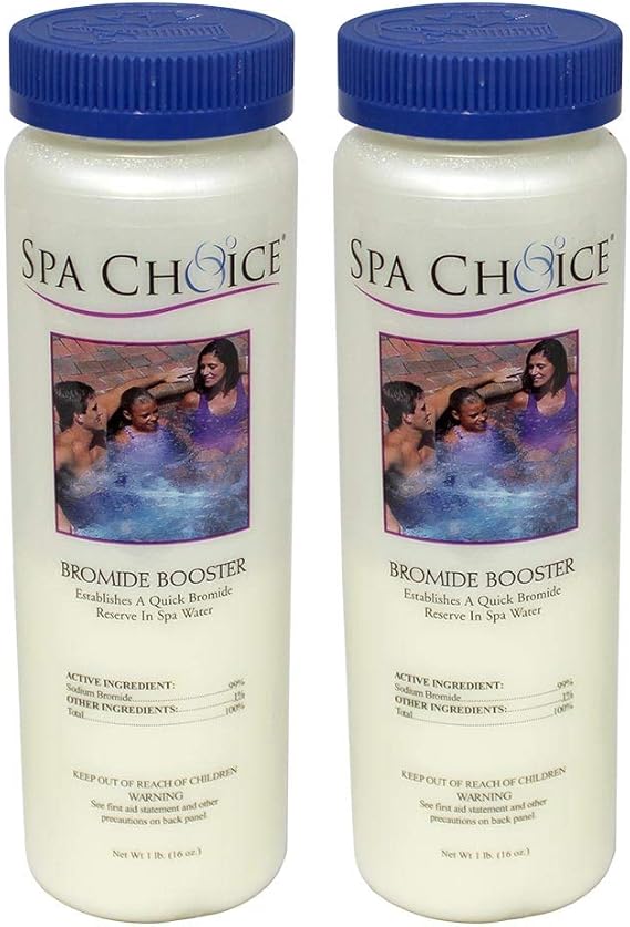 2Pack Bromide Booster Sodium Bromide for Hot Tub Spa 2 x 1 lb. Bottles