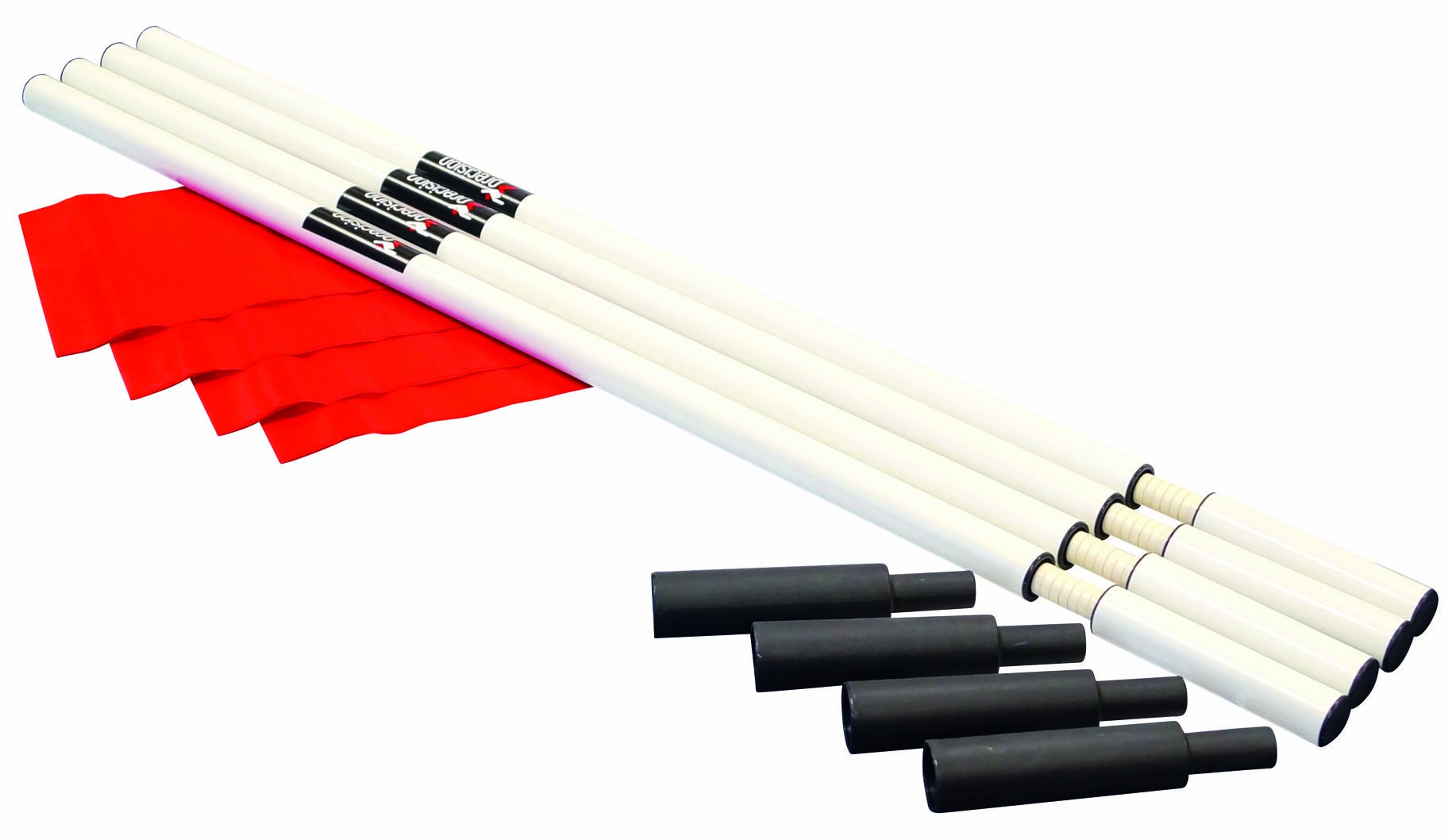 Precision Pro Corner Posts - White, 6 Ft