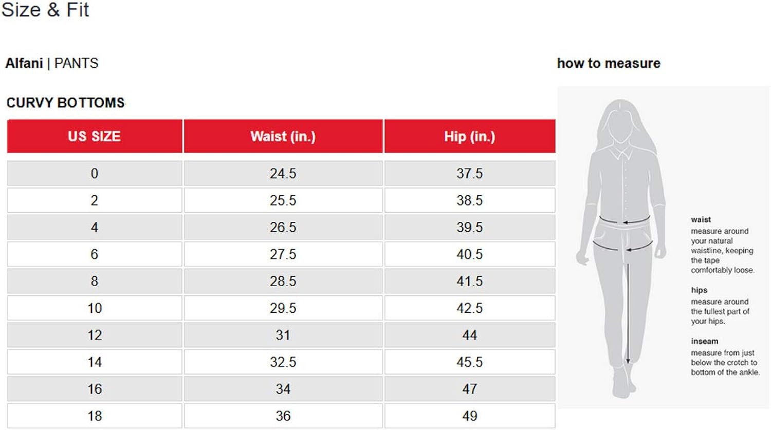 alfani curvy bootcut pants