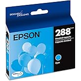Epson 288 Genuine Ink Standard Capacity Cyan Cartridge T288220 | Works With XP-330 XP-340 XP-430 XP-434 XP-440 XP-446 Inkjet Printers