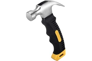 ALLWIN 8 oz Small Claw Hammer - Mini Hammer for Women&Kids - Little Hammer for Household Projects, Woodworking & DIY Tasks