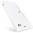aBaby Baby Bassinet Mattresses - Square Shaped White Cradle Mattress with Waterproof Vinyl Cover – Durable & Breathable Mattress (18" x 34")