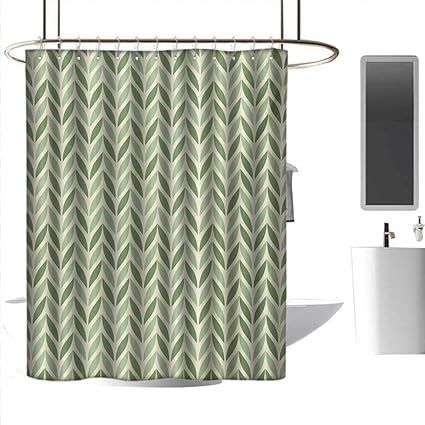 Coolteey - Cortinas de ducha, color morado para baño de tela retro