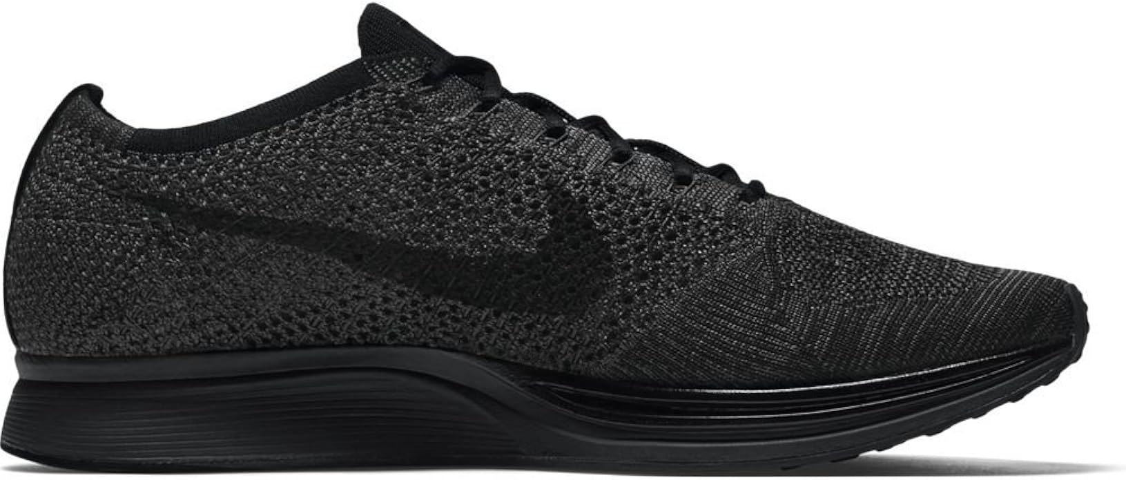nike flyknit racer mens black