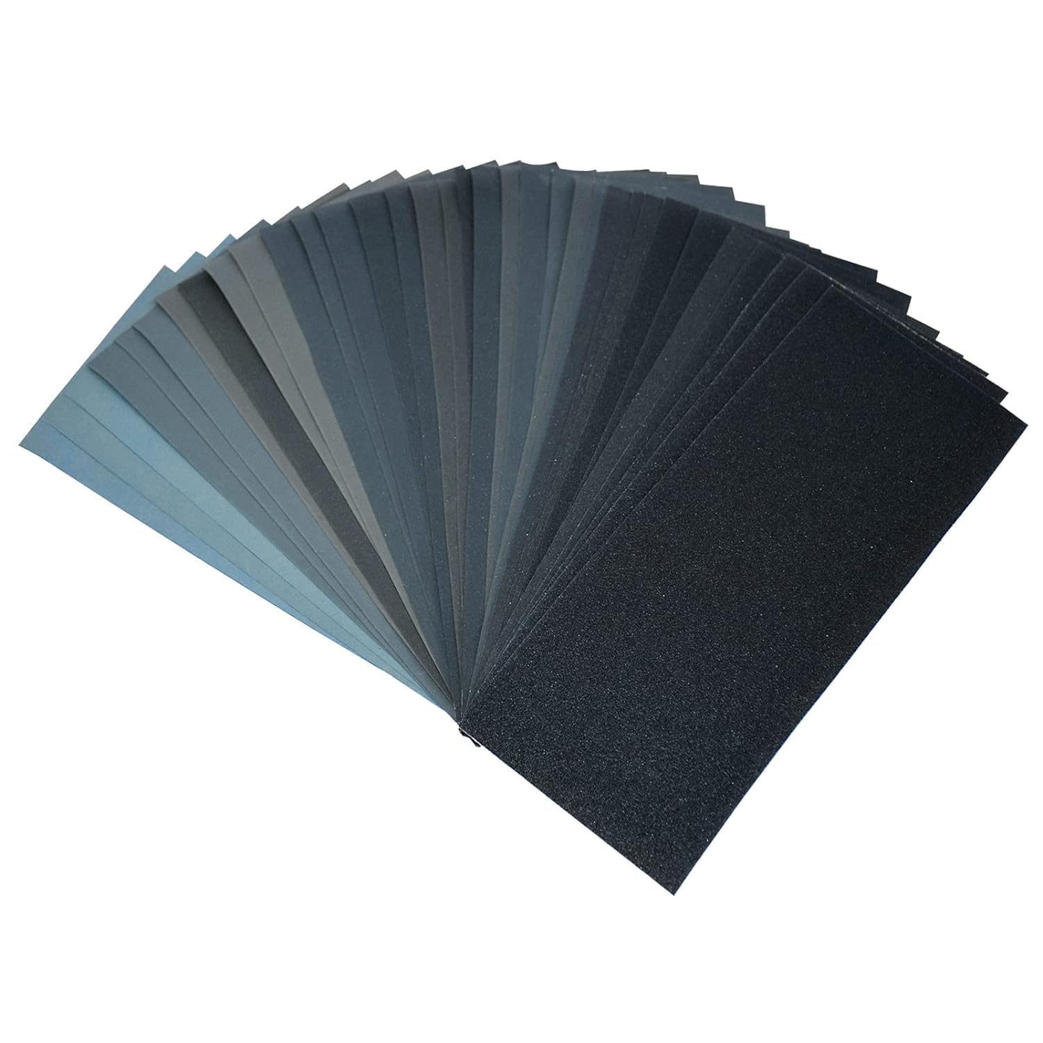 Sandpaper, 120 To 3000 Assorted Grit Wet and Dry Sandpaper, 36 Pcs Sandpaper, 23 x 9 cm for Home Automotive Sanding Wood Furniture Finishing