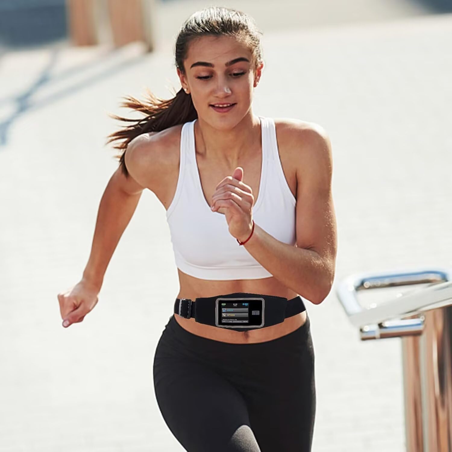 Insulin Pump Belt, No-Bounce Insulin Pump Holder Compatible with Tandem t:Slim/t:Slim X2, Medical Expandable Waist Pouch, Adjustable Diabetic Band Accessories, Diabetic Supplies