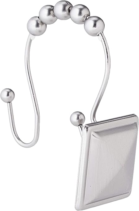 amazon basics shower curtain with hooks
