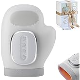 Hand Massager with Heat and Compression, Cordless Hand Massager, 3 Massage 4 Temperatures 5 Compression Models Therapy for Arthritis, Wrist & Carpal Tunnel Relief, Hand Massage, Gift for Women/Men (A)