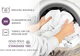 Lynmark Waterproof Bed Protector with Tuck-In Flaps 90x85cm White view 6