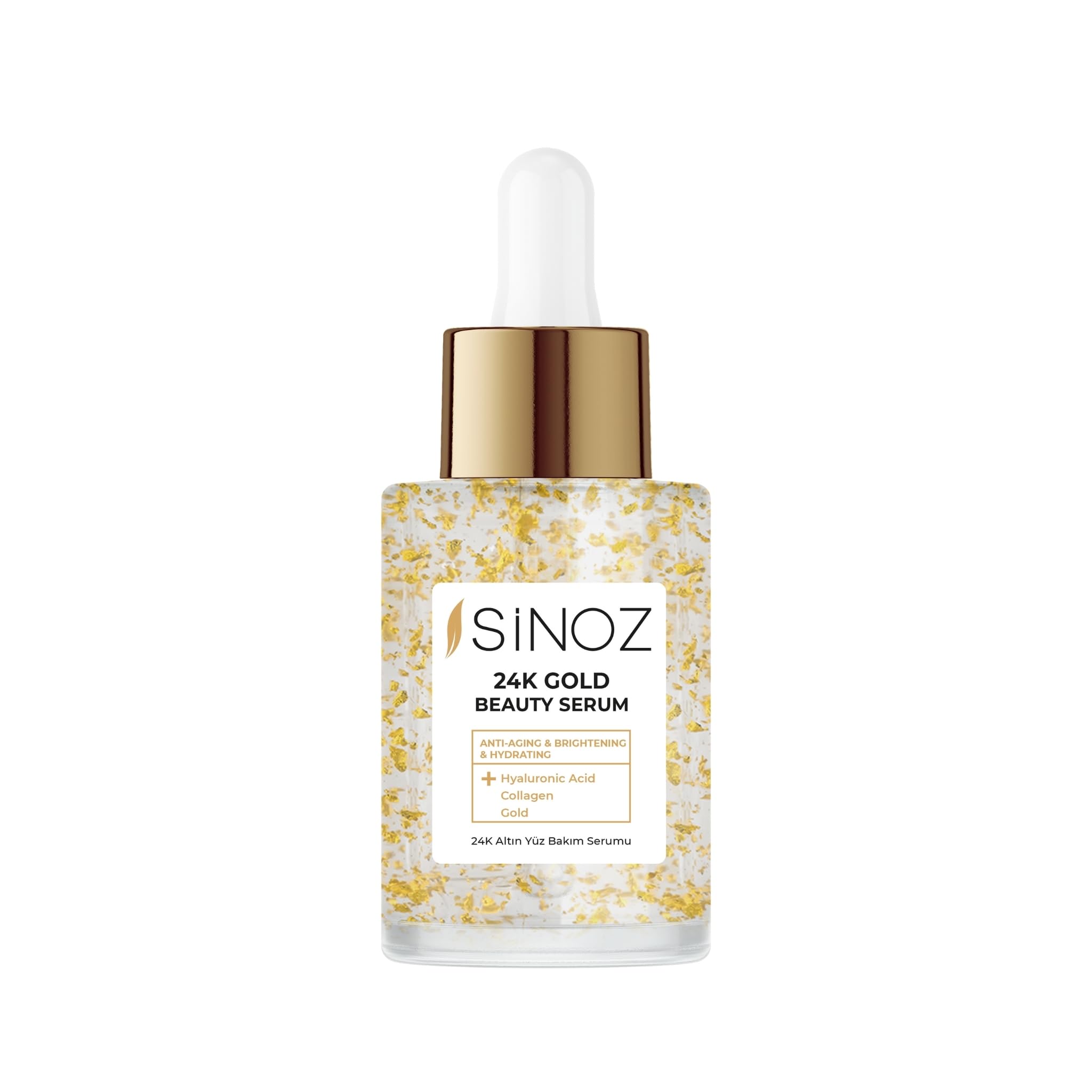 SINOZ 24K GOLD BEAUTY SERUM.30ML