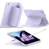 ESR for iPad Air 13 Inch Case M3/M2 (2025/2024), Vertical Stand Cover, Multi Stand Angles, Ultra-Stable Case for iPad Air 13 with Pencil Holder, Flip Series, Purple
