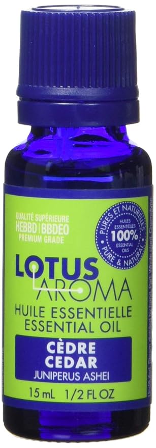 Amazon Com Lotus Aroma Essential Oil Cedar 0 5 Fluid Ounce Beauty