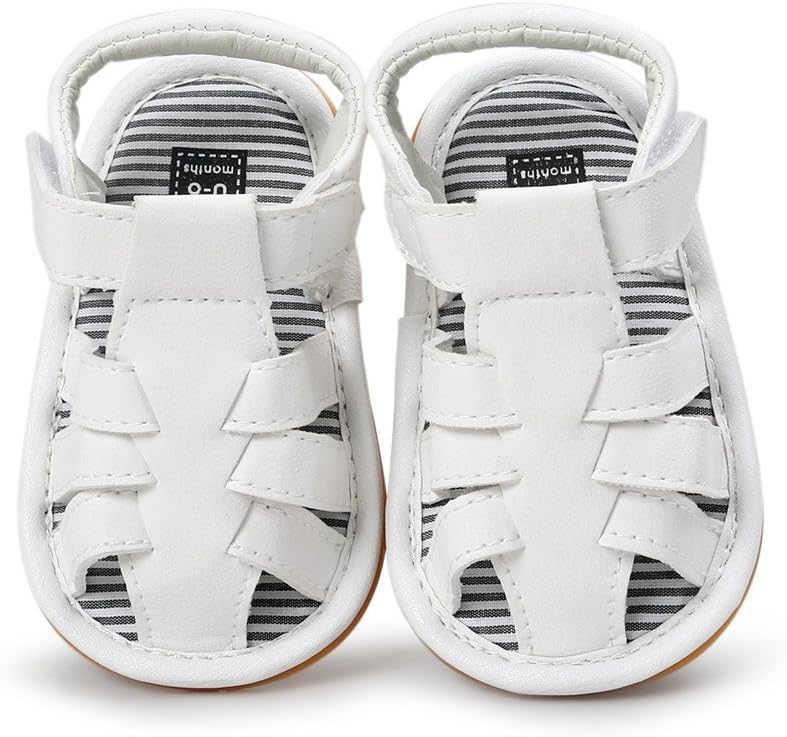 Baby Boys Girls Sandals Rubber Sole Outdoor First Walker Toddler Girls Boys Summer Shoes