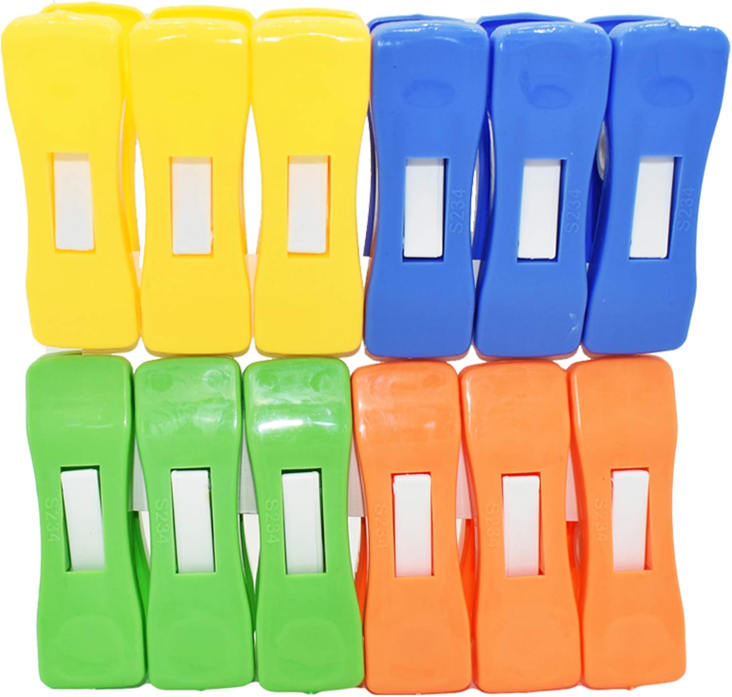 36Pcs Clothes Clips Clothes Pegs Strong Plastic Laundry