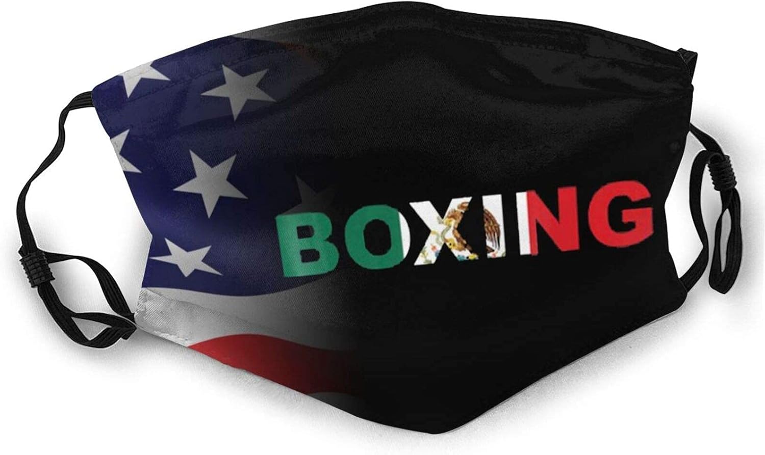 Face Mask Reusable Mexico Boxing Adult DoubleSided Printing Dust Mask