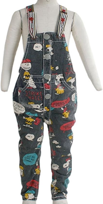 Amazon Co Jp ブーフーウー Boofoowoo スヌーピーbaseball柄サロペット 110cm 服 ファッション小物