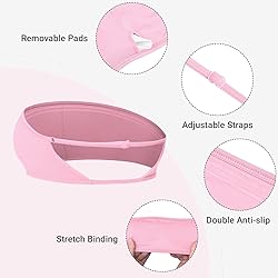 YEOREO Women Strapless Bandeau Sports Bra Padded