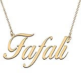 HUAN XUN Customized Custom Simple Any Name Necklace