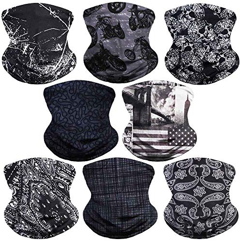 image for VCZUIUC Headwear Bandana Head Wrap Face Scarf Mask Neck Warmer Balacla