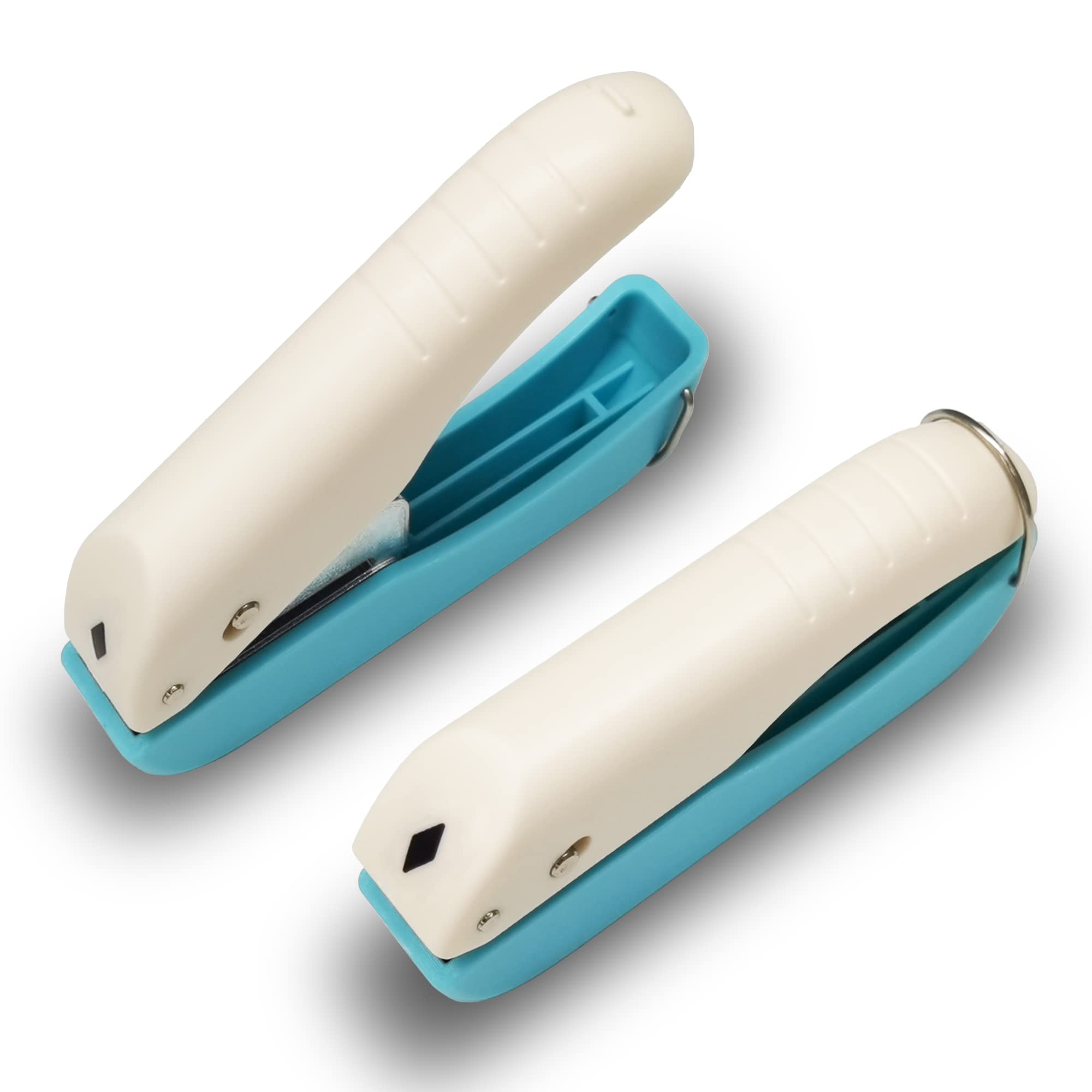 VSREI Handheld Hole Punch Mini Paper Stanzer with Soft Grip, Rhombus Shape, for Paper Labels Photo Clothing Ticket DIY School DIY Crafts Scrapbook Notebook Card Making - Rhombus 8.12 mm