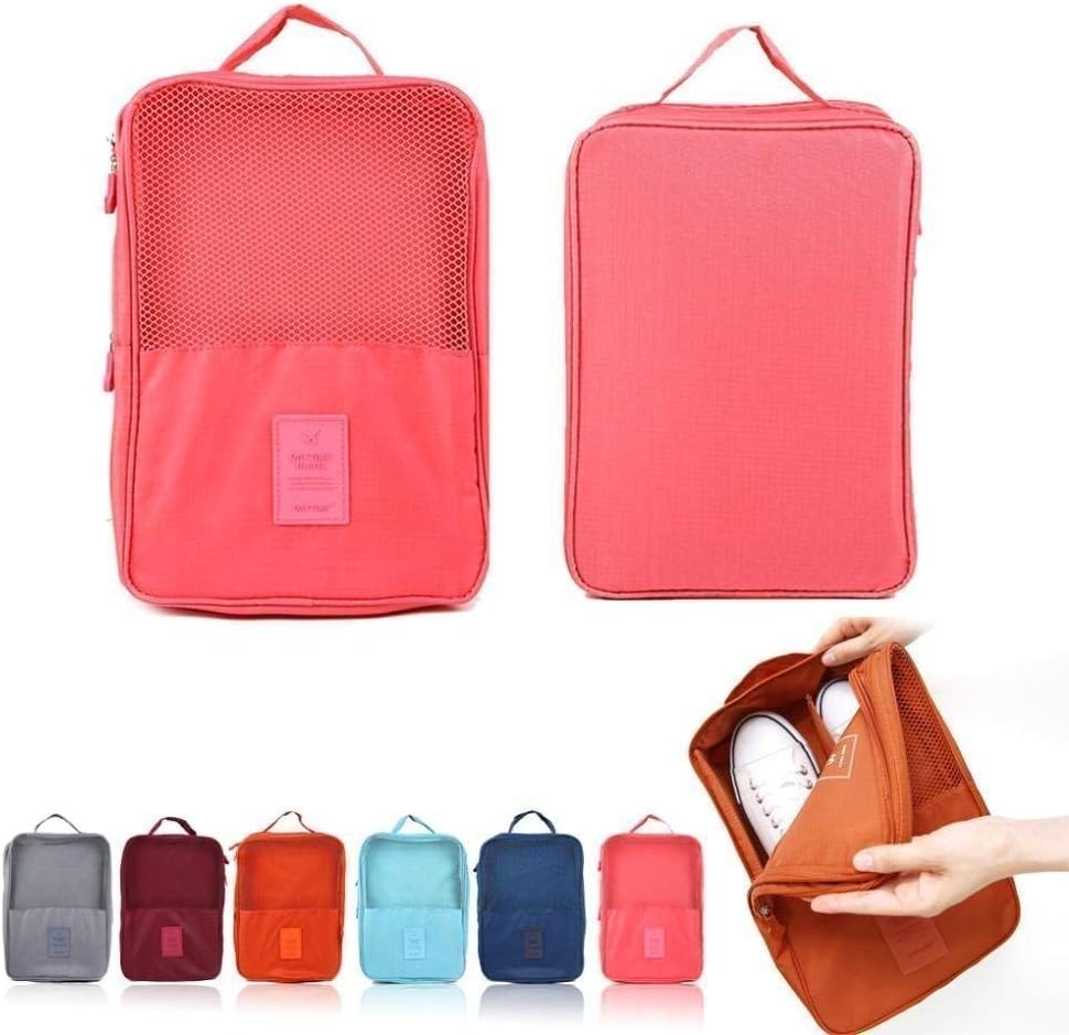 Coinfinitve Waterproof Travelling Shoe Storage Bag Footwear Organiser Pouch Portable Shoes Storage Bag Shoes Bag for Travel for Men and Women