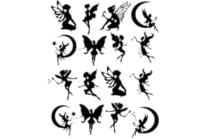 XPRESSIONDECALS Magical Fairies - 15135 - Ceramic Decal - Enamel Decal - Glass Decal - Waterslide Decal - 3 Different Size Sheet (Images) to Choose from. Choose Either Ceramic (Enamel) or Glass Fusing Decals