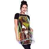 Colortrak Nothing to Hide, Transparent Stylist Apron, One-Size-Fits-Most, Adjustable Chains, Chemical and Waterproof, Vinyl