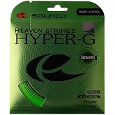 Solinco Hyper-G Round Tennis String, 16, Green