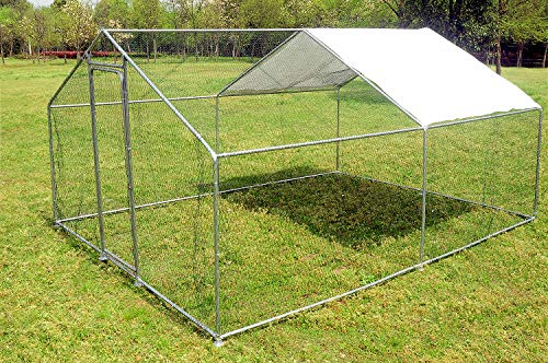 walnest Large Chicken Coop Cage Walk-in Pens Outdoor Backyard Ranch Crate Rabbit Poultry Cage Enclosure Pet Run Exercise and Playpen Pen Pet Exercise with Cover - Thumbnail 4