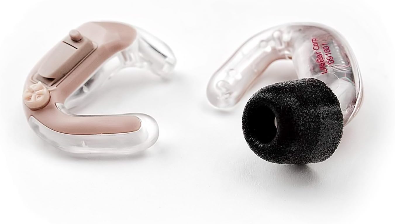 Empower Active Hearing Amplifier - Pair - Both Ears - All Digital - Unique in The Ear Design - Volume Control - Background Noise Reduction - 4 Programs - Almost Invisible