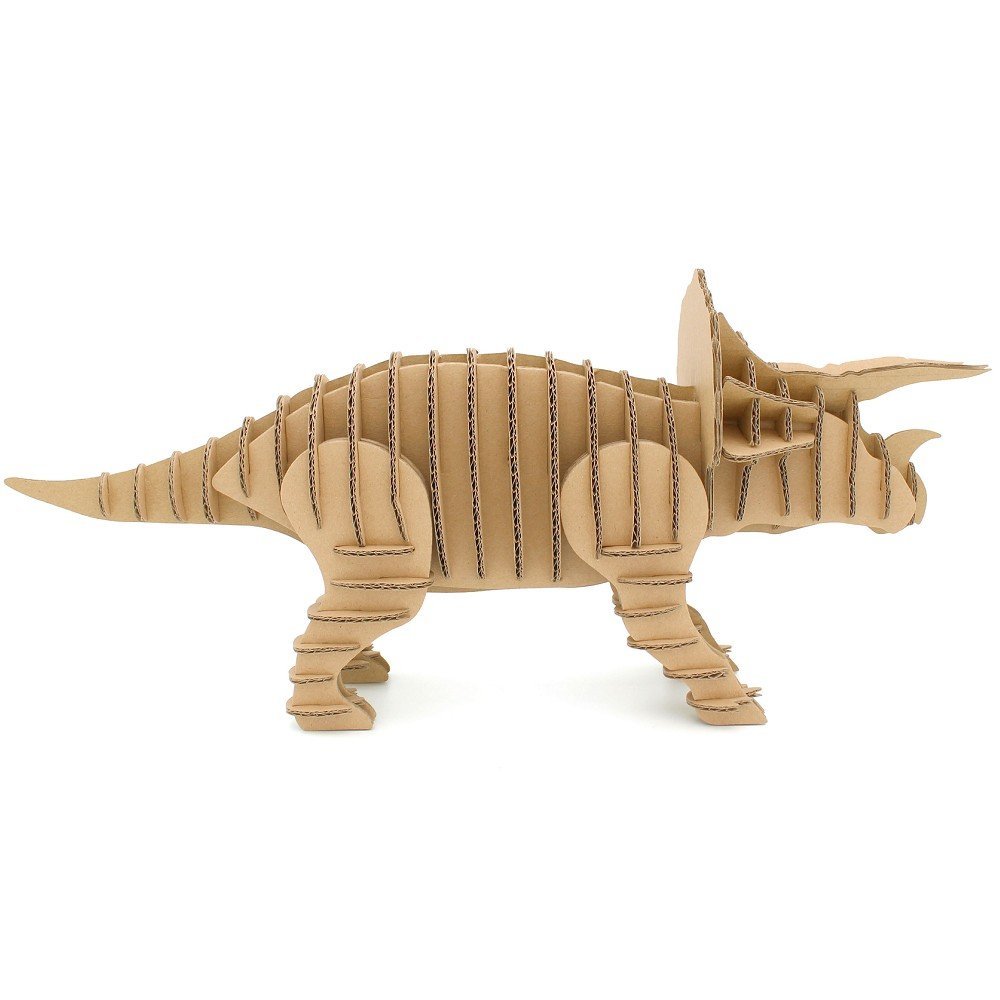 I\'m Charmer Cardboard Full Body Triceratops Sculpture