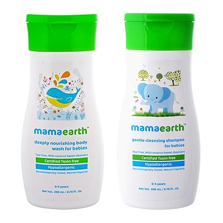 mamaearth deeply nourishing body wash for babies