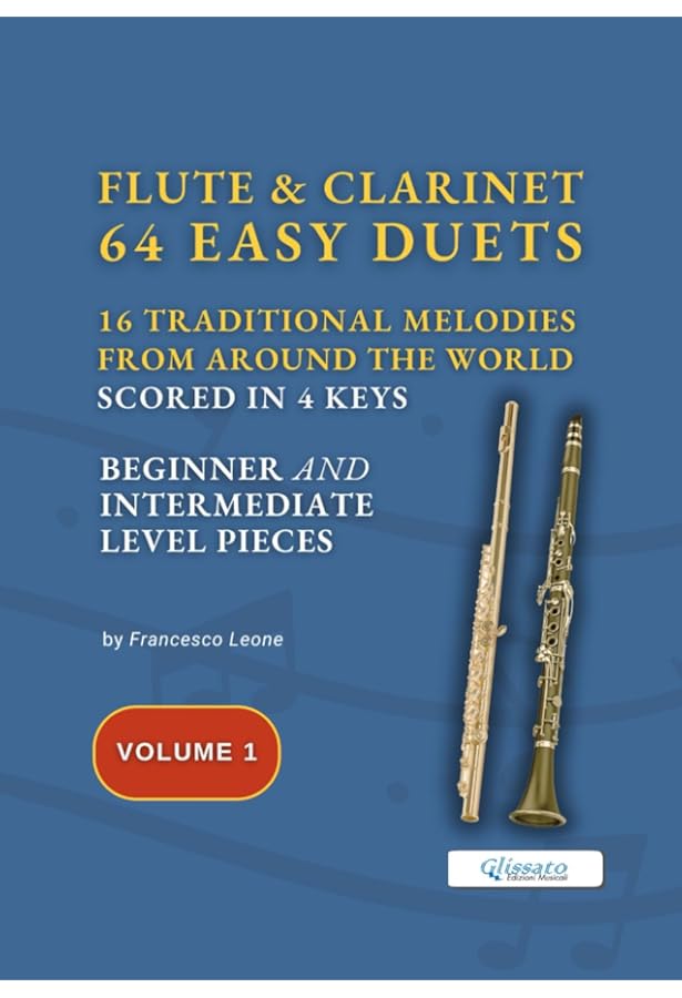 Oeuvres Célèbres 20 Classical Themes For Flute And Clarinet Duet - Partitions Pour Duo Flûte Et Clarinette